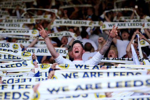 Leeds fans at Wembley
